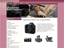 Tablet Screenshot of pro-serviceargentique.fr